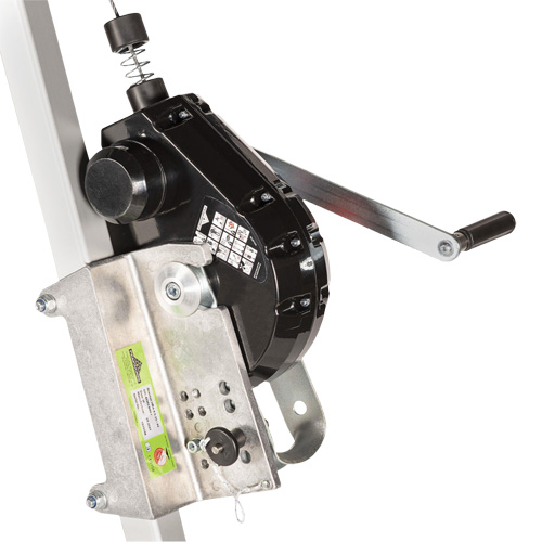 SRL-73303-60 Cable Self-Retracting Lifeline with Recovery, 60', Galvanized Steel, Swivel Sécurité Médic