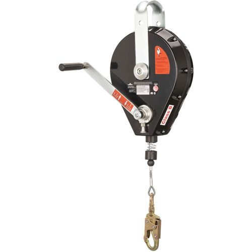 SRL-73303-96 Cable Self-Retracting Lifeline with Recovery, 96', Galvanized Steel, Swivel Sécurité Médic