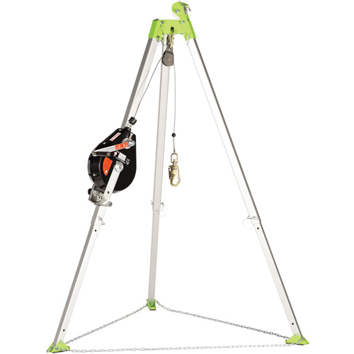 SRL-73303-96 Cable Self-Retracting Lifeline with Recovery, 96', Galvanized Steel, Swivel Sécurité Médic