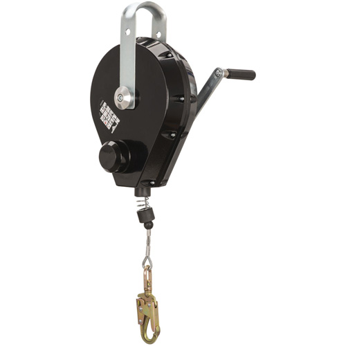 SRL-73303-96 Cable Self-Retracting Lifeline with Recovery, 96', Galvanized Steel, Swivel Sécurité Médic
