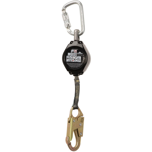 SRL-76105-6AR Cordage de s&eacute;curit&eacute; autor&eacute;tractable r&eacute;sistant &agrave; l'arc &eacute;lectrique, 6', Dyneema, Pivotant Sécurité Médic