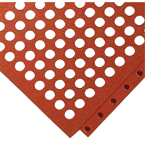 Tuiles ouvertes &agrave; imbrication en caoutchouc pour planchers 24/Seven Locksafe Grade A Sécurité Médic