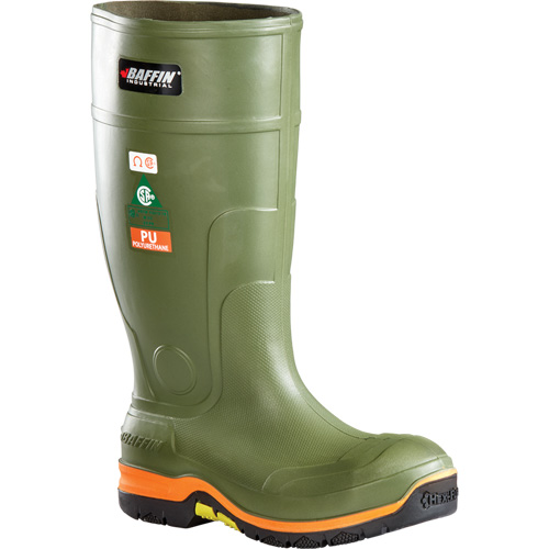 Bottes de s&eacute;curit&eacute; Hercules pour hommes, Polyur&eacute;thane thermique, Embout Aluminium, Pointure 4, Semelle R&eacute;sistant aux perforations Sécurité Médic