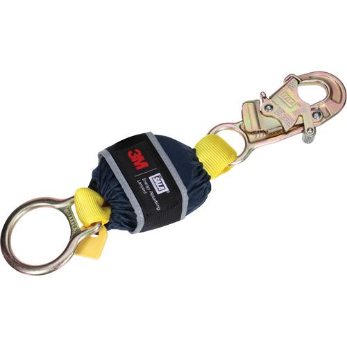 Shock Absorber, 1.3', D-Ring Center, Snap Hook Leg Ends Sécurité Médic