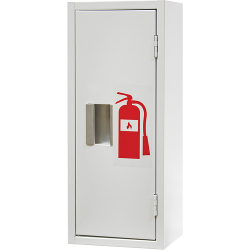 Armoire int&eacute;rieur pour extincteur, 10" la x 24" h x 7" p Sécurité Médic