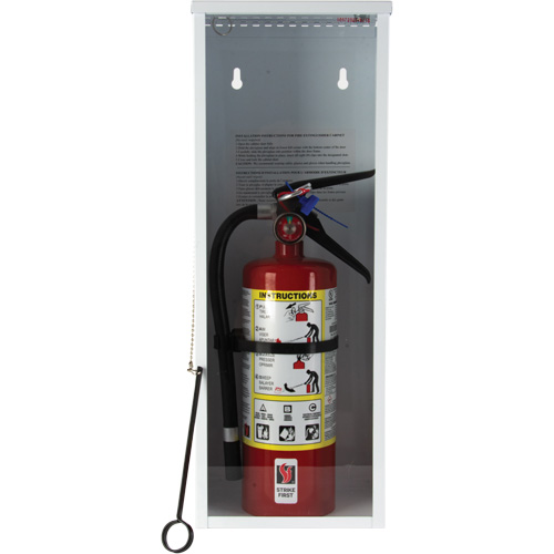 Light-Duty Fire Extinguisher Cabinet, 8" W x 22" H x 6" D Sécurité Médic