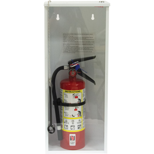 Light-Duty Fire Extinguisher Cabinet, 10" W x 24" H x 6" D Sécurité Médic