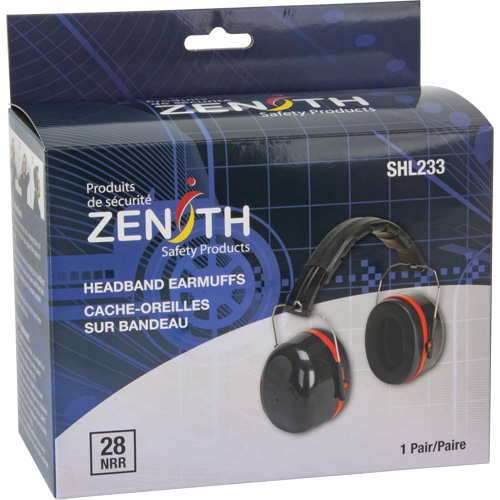 Passive Ear Muffs, Headband, 28 NRR dB Sécurité Médic