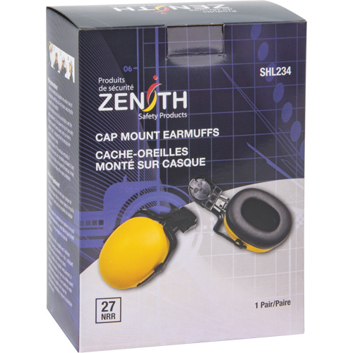 Passive Ear Muffs, Cap Mount, 27 NRR dB Sécurité Médic