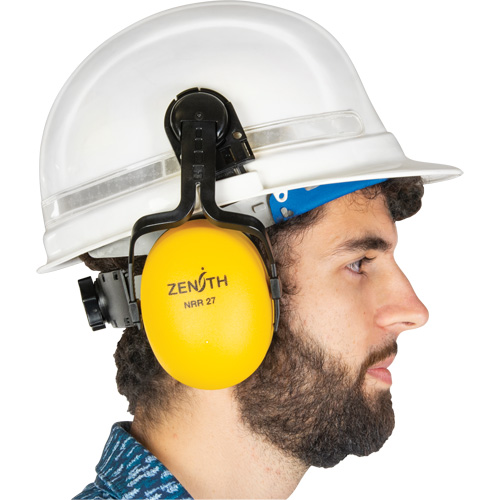 Passive Ear Muffs, Cap Mount, 27 NRR dB Sécurité Médic