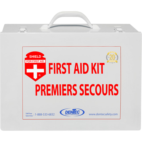 Trousse de premiers soins Shield, R&eacute;pond ou surpasse la norme CSA Z1220-24 type 3 environnements &agrave; haut risque, Grand (51-100 travailleurs) Sécurité Médic