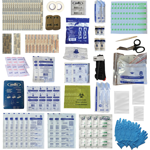 Shield First Aid Kit, Meets/Exceeds CSA Z1220-24 Type 3 High-Risk Environment, Medium (26-50 Workers) Sécurité Médic
