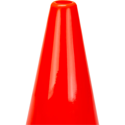C&ocirc;ne de signalisation de premi&egrave;re qualit&eacute;, 12", Orange Sécurité Médic