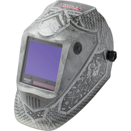 VIKING 3350 Medieval&reg; Welding Helmet, 3.74" L x 3.34" W View Area, 5 - 13 Shade Range Sécurité Médic