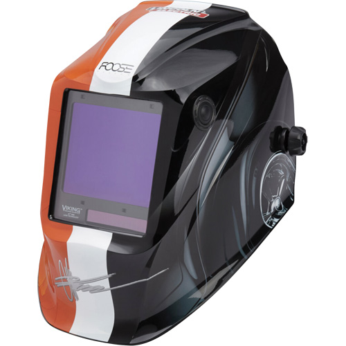 VIKING  3350 Foose Monarch Welding Helmet, 3.74" L x 3.34" W View Area, 5 - 13 Shade Range Sécurité Médic