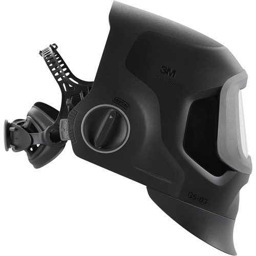 Masque de soudage noir &agrave; devant fixe Speedglas G5-03 Pro, 2,8" lo x 4,3" la Champ de vision, Teinte 2,5/5/8-13, Noir Sécurité Médic