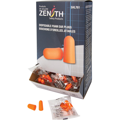Foam Earplugs, Pair - Polybag Sécurité Médic