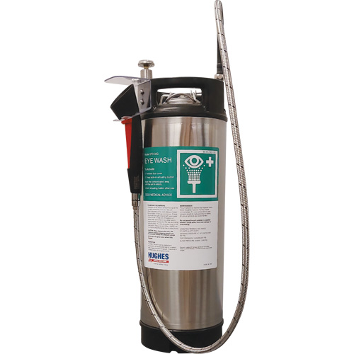 Portable Self-Contained Emergency Wash, Pressurized, 4 gal. Capacity, Meets None Sécurité Médic