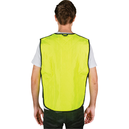 Evaporative Cooling Vest, Medium, High Visibility Lime-Yellow Sécurité Médic