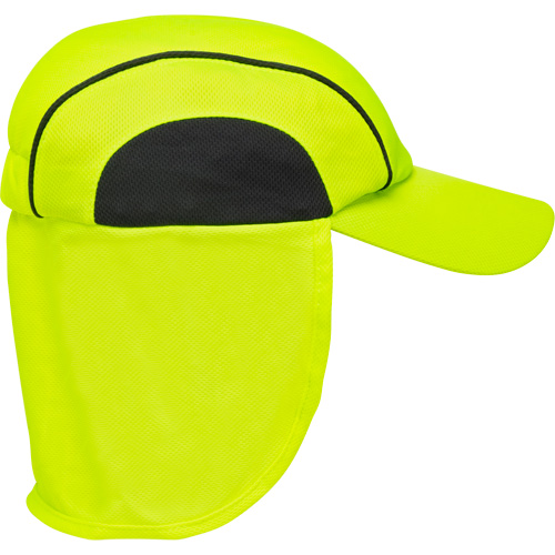 Cooling Hat with Neck Shade, Hi-Vis Lime Sécurité Médic
