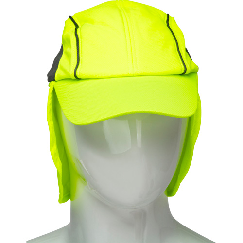 Cooling Hat with Neck Shade, Hi-Vis Lime Sécurité Médic