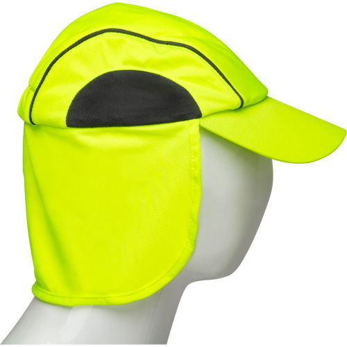 Cooling Hat with Neck Shade, Hi-Vis Lime Sécurité Médic