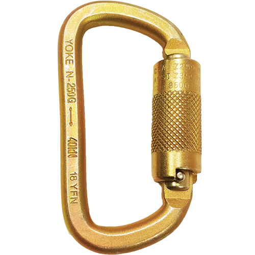 Carabiner Connector with 1/2" Gate Opening Sécurité Médic
