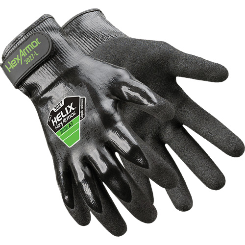 Helix&reg; 3027 Gloves, Size 6/X-Small, 21 Gauge, Nitrile Coated, HPPE Shell, ASTM ANSI Level A7 Sécurité Médic