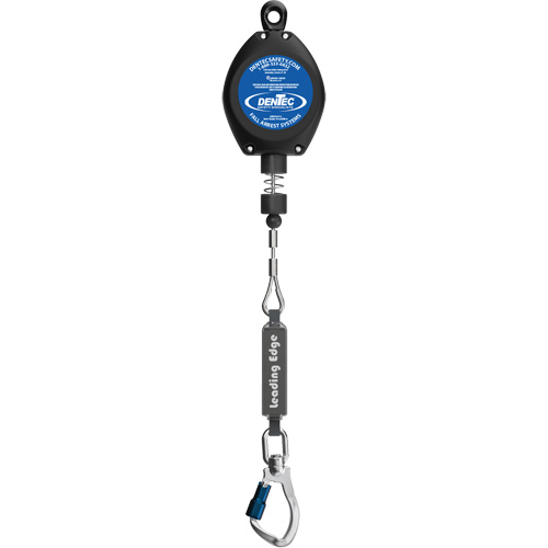 Self-Retracting Lifeline, 20', Galvanized Steel, Swivel Sécurité Médic