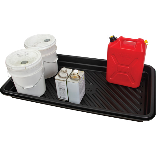 Spill Tray, 24" L x 48" W x 4.5" H, 24 US gal. Spill Capacity Sécurité Médic