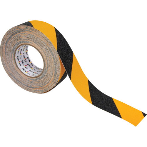 Ruban antid&eacute;rapant, 2" x 60', Noir & jaune Sécurité Médic