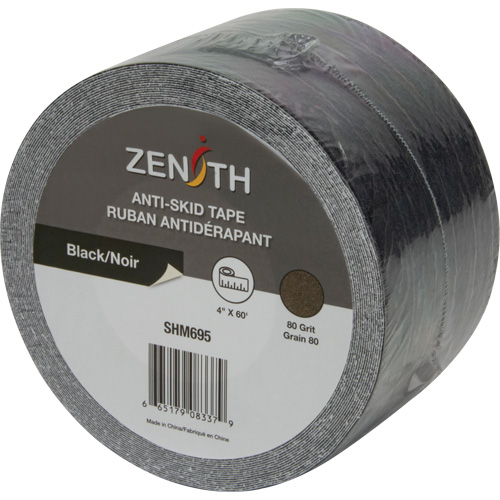 Anti-Skid Tape, 4" x 60', Black Sécurité Médic