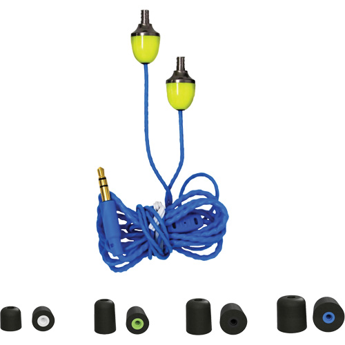 Listen-Only Wired Earbuds Sécurité Médic