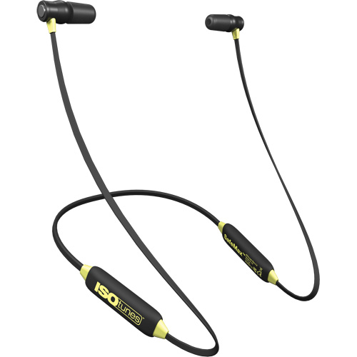 Yellow & Black Xtra 2.0 Bluetooth Earbuds Sécurité Médic