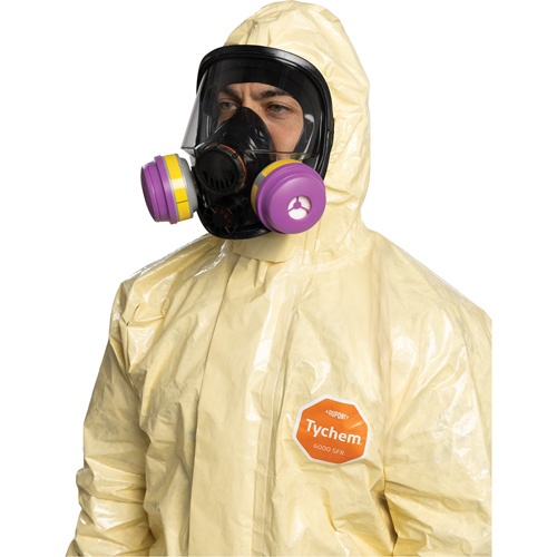 Tychem&reg; 6000 SFR Coverall, Size Small, Khaki Sécurité Médic