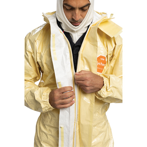 Tychem&reg; 6000 SFR Coverall, Size Small, Khaki Sécurité Médic