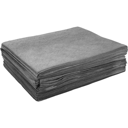 Meltblown Sorbent Pads, Universal, 15" x 19", 8 gal. Absorbancy Sécurité Médic