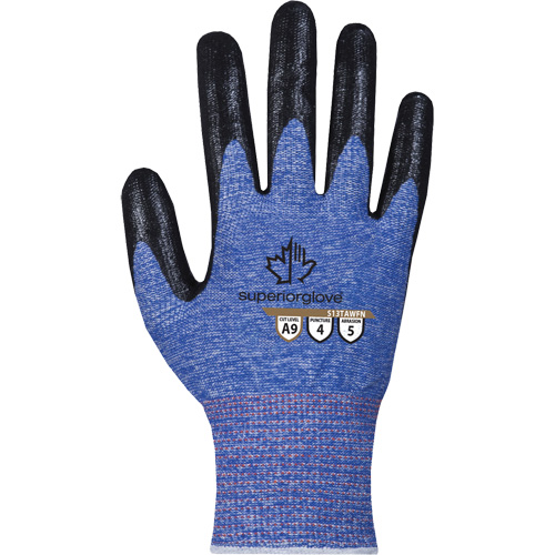 Gant extr&ecirc;mement r&eacute;sistant aux coupures, Taille 7, Calibre 13, Rev&ecirc;tement Mousse de nitrile, Enveloppe en TenActiv, ASTM ANSI niveau A9 Sécurité Médic