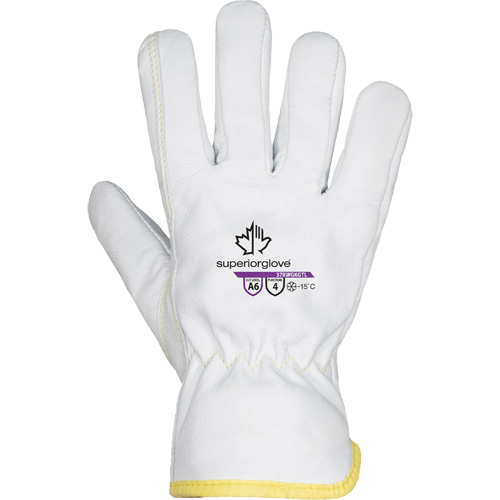 Gants r&eacute;sistants &agrave; la coupe Endura 378WGKGTL, Taille T-petit, Enveloppe en Ch&egrave;vre/TenActiv/Thinsulate, ASTM ANSI niveau A6 Sécurité Médic