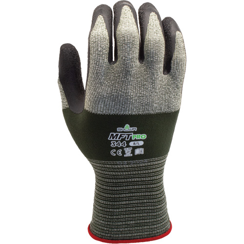 Gants MFT PRO 344, Taille 6/Petit, Calibre 13, Rev&ecirc;tement Latex de caoutchouc, Enveloppe en Nylon/Microfibre, EN 388 niveau 1/EN 388 niveau A Sécurité Médic