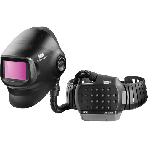 Masque de soudage &agrave; usage intensif Speedglas G5-01 avec syst&egrave;me de respirateur d'&eacute;puration d'air propuls&eacute; Adflo, Masque de soudage, Pile Lithium-ion Sécurité Médic