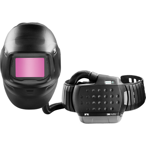 Masque de soudage &agrave; usage intensif Speedglas G5-01 avec syst&egrave;me de respirateur d'&eacute;puration d'air propuls&eacute; Adflo, Masque de soudage, Pile Lithium-ion Sécurité Médic