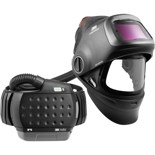 Masque de soudage &agrave; usage intensif Speedglas G5-01 avec syst&egrave;me de respirateur d'&eacute;puration d'air propuls&eacute; Adflo, Masque de soudage, Pile Lithium-ion Sécurité Médic