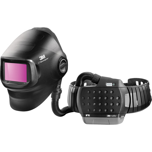Masque de soudage &agrave; usage intensif Speedglas G5-01 avec syst&egrave;me de respirateur d'&eacute;puration d'air propuls&eacute; Adflo, Masque de soudage, Pile Lithium-ion Sécurité Médic