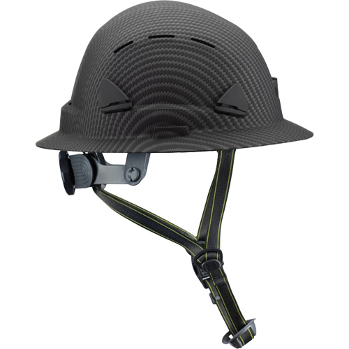 Fibre Metal Climbing Style Helmet with Full Brim, Meets CSA Type 2, Ratchet Suspension, Vented Sécurité Médic