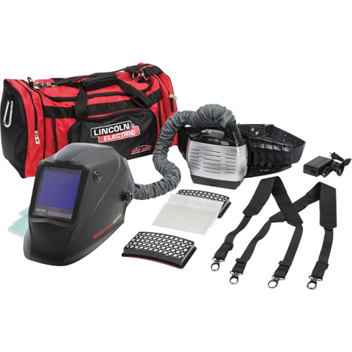 VIKING 3350 XG Auto-Darkening PAPR with Extended Battery, Welding Helmet, Lithium-Ion Battery Sécurité Médic