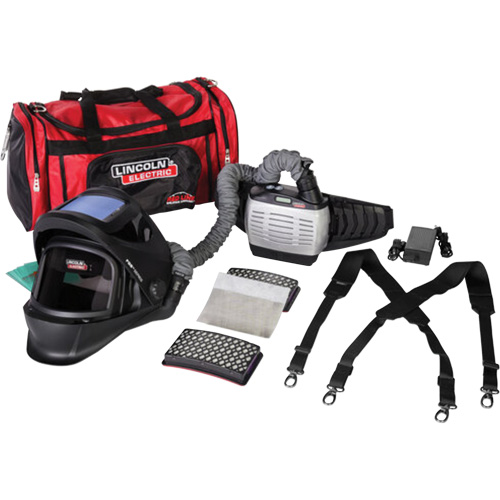 VIKING 3250D FGS&reg; Auto-Darkening PAPR with Extended Battery, Welding Helmet, Lithium-Ion Battery Sécurité Médic