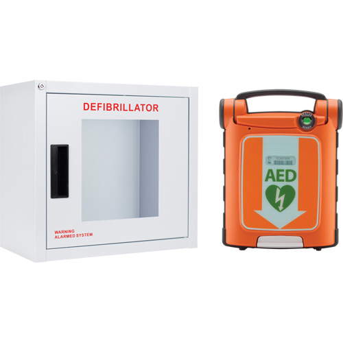 Trousse DEA Powerheart G5 avec armoire, Automatique, Bilingue, Classe 3 Sécurité Médic