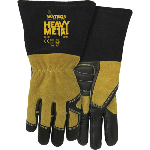 2782 Womans Fired Up MIG/Stick Welding Gloves, Grain Cowhide, Size Small Sécurité Médic