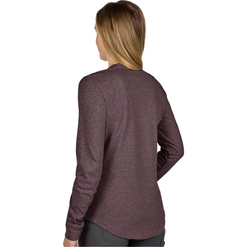 T-shirt hybride &agrave; manches longues FREEFLEX, Femmes, T-petit, Mauve Sécurité Médic